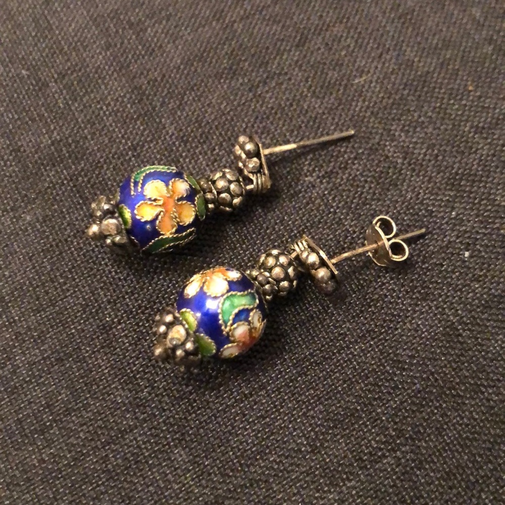 Cute little globe earrings